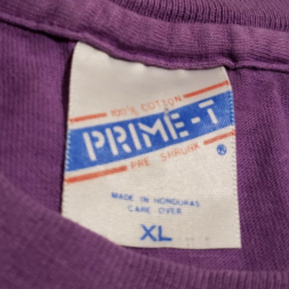 Prime-T Vintage Roatan Island Travel T-Shirt | Purple | Women's Extra Large XL - Picture 5 of 8